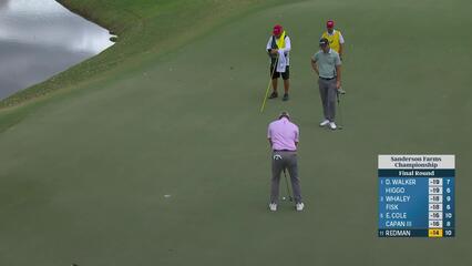 Doc Redman sinks 6-foot birdie putt on No. 11 at Sanderson Farms