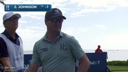 Zach Johnson hits 191-yard tee shot to 8 feet, sets up birdie on No. 17 at Sony Open
