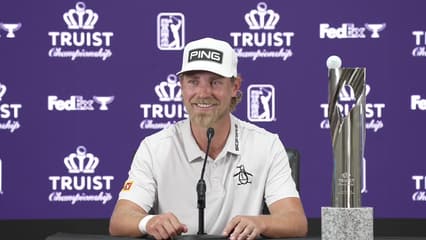 Kristoffer Reitan’s news conference after winning Truist Championship