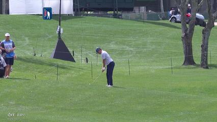 Nicolai Højgaard holes out 20-foot birdie putt on No. 6 at Cognizant Classic