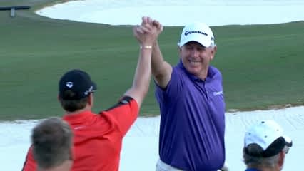 Hale Irwin’s chip falls for eagle at PNC Father/Son