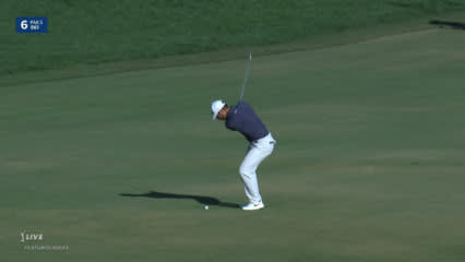 Matthew Wolff hits it close to set up birdie at Arnold Palmer