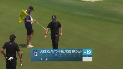 Brown/Clanton makes birdie on No. 11 at Zurich Classic
