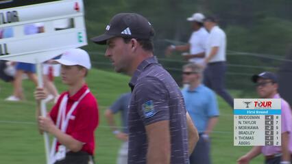 Nick Taylor makes birdie on No. 8 at TOUR Championship