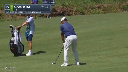 Si Woo Kim's 270-yard approach sets up birdie on No. 17 at BMW Championship