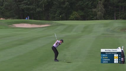 Steven Alker makes birdie on No. 11 at Boeing Classic