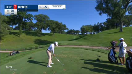 Russell Knox dials in tee shot to set up birdie at John Deere