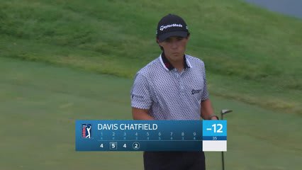 Davis Chatfield drains 7-foot birdie putt on No. 4 at 3M Open