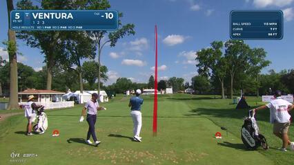 Kristoffer Ventura makes birdie on No. 5 at Rocket Classic