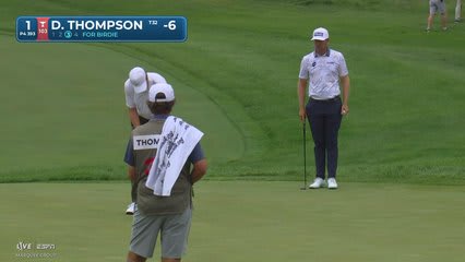 Davis Thompson holes 92-yard shot for birdie on No. 1 at 3M Open