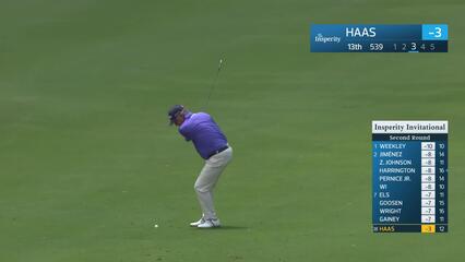 Jay Haas makes birdie on No. 13 at Insperity Invitational