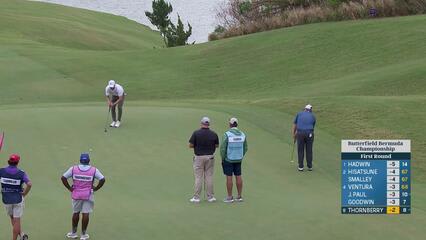 Braden Thornberry makes birdie on No. 18 at Butterfield Bermuda
