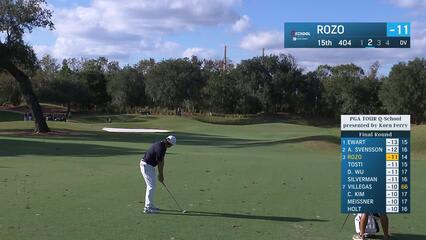 Marcelo Rozo makes birdie on No. 15 at PGA TOUR Q-School