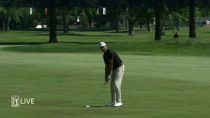Arjun Atwal’s near hole-out leads to eagle at Rocket Mortgage