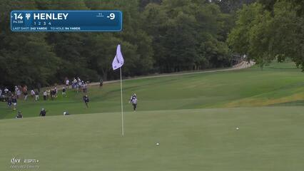 Russell Henley becomes solo leader at 10-under with birdie at Procore