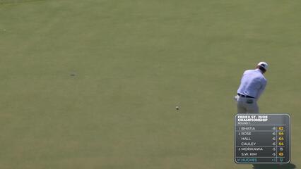 Mackenzie Hughes makes birdie on No. 13 at FedEx St. Jude