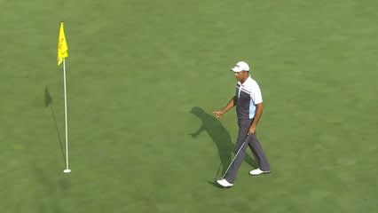 Arjun Atwal’s bump and run for birdie at Quicken Loans