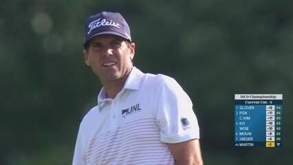 Ben Martin sinks 31-foot birdie putt on No. 18 at ISCO Championship