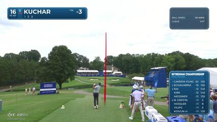 Matt Kuchar makes birdie on No. 16 at Wyndham