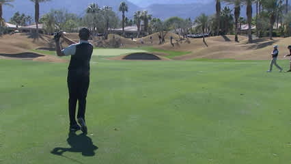 Julian Etulain's wonderful approach sets up tap-in birdie at CareerBuilder