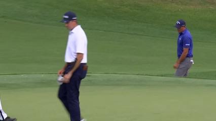 Sam Saunders’ near eagle bunker shot at RBC Heritage