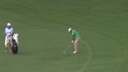 Omar Uresti's beautiful approach settles in tight at Barbasol