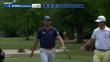 Horschel sticks second close, Burns makes birdie at Zurich Classic