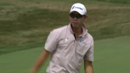 Seung-Yul Noh makes birdie putt at Korn Ferry Tour Champ