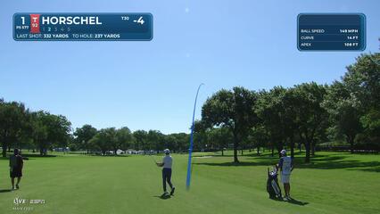 Billy Horschel reaches par-5 No. 1 in two, makes birdie at Charles Schwab