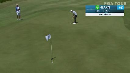 David Hearn rolls in lengthy birdie putt at Puerto Rico