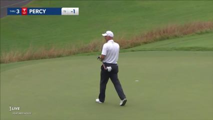 Cameron Percy buries 36-foot birdie putt at Wyndham