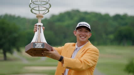 Rico Hoey interview after winning Visit Knoxville Open