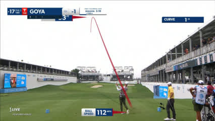 Tano Goya's nice tee shot leads to birdie at AT&T Byron Nelson