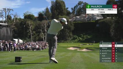 Rory McIlroy hits 167-yard tee shot to 14 feet, sets up birdie