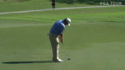 William McGirt makes birdie on No. 17 at The RSM Classic