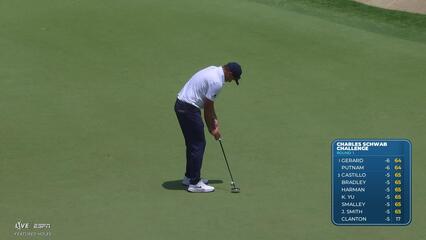 Kevin Roy makes birdie on No. 8 at Charles Schwab