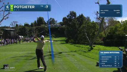 Aldrich Potgieter hits 168-yard drive to 10 feet, sets up birdie on No. 6 at The Genesis