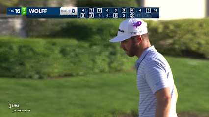Matthew Wolff sinks a 27-foot birdie putt at Honda