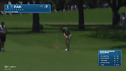 John Pak makes birdie on No. 1 at Charles Schwab