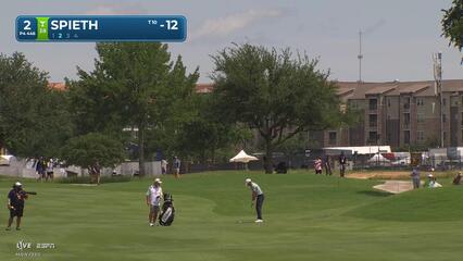 Tyler Duncan gets up-and-down from 143 yards for birdie on No. 2 at THE CJ CUP