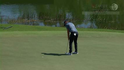 Laurie Canter makes short birdie putt at WGC-Workday
