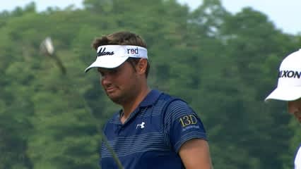 Jeff Overton’s fantastic par save at Quicken Loans