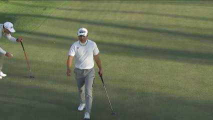 Taiga Semikawa's 176-yard approach in close leads to birdie at Sony Open