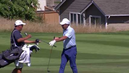 Matt Gogel makes birdie on No. 16 at Boeing Classic