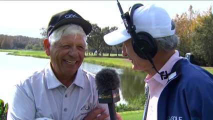 Lee Trevino’s interview during PNC Championship pro-am