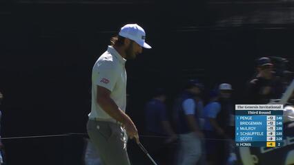 Max Homa hits 117-yard approach to 5 feet, sets up birdie on No. 3 at The Genesis