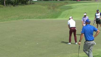 Grayson Murray sinks birdie putt at Simmons Bank Open 