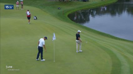 Danny Willett makes tap-in birdie at Travelers