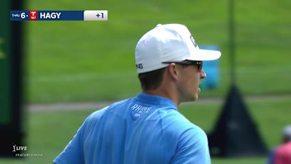 Brandon Hagy's nice tee shot leads to birdie at Travelers