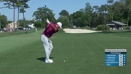 Kevin Roy gets up-and-down from 100 yards for birdie on No. 15 at ONEflight Myrtle